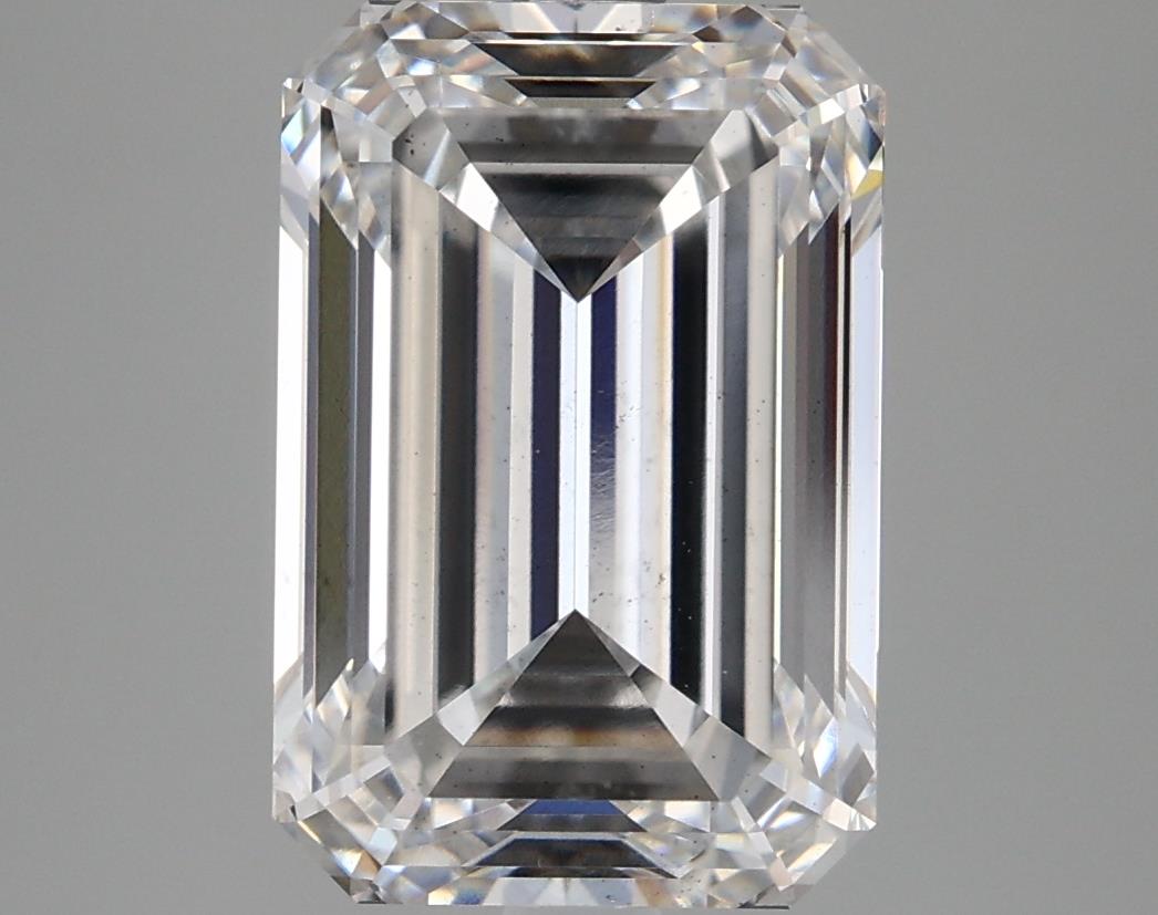 5.23 Carat Emerald Shaped, Ideal Cut, E Color, VS2 Clarity, IGI Certified Lab Grown Diamond