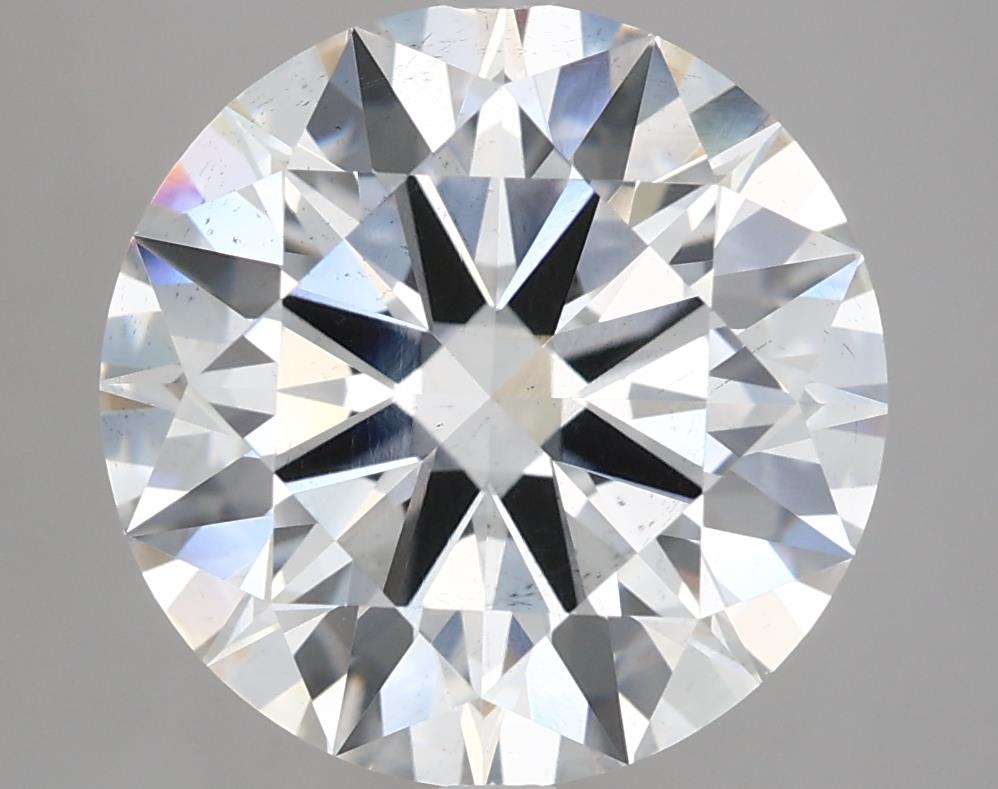 5.08 Carat Round Shaped, Ideal Cut, D Color, SI1 Clarity, IGI Certified Lab Grown Diamond