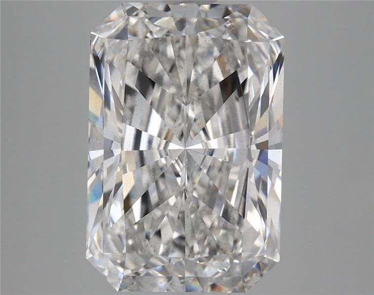 5.79 Carat Radiant Shaped, Ideal Cut, F Color, VS2 Clarity, IGI Certified Lab Grown Diamond