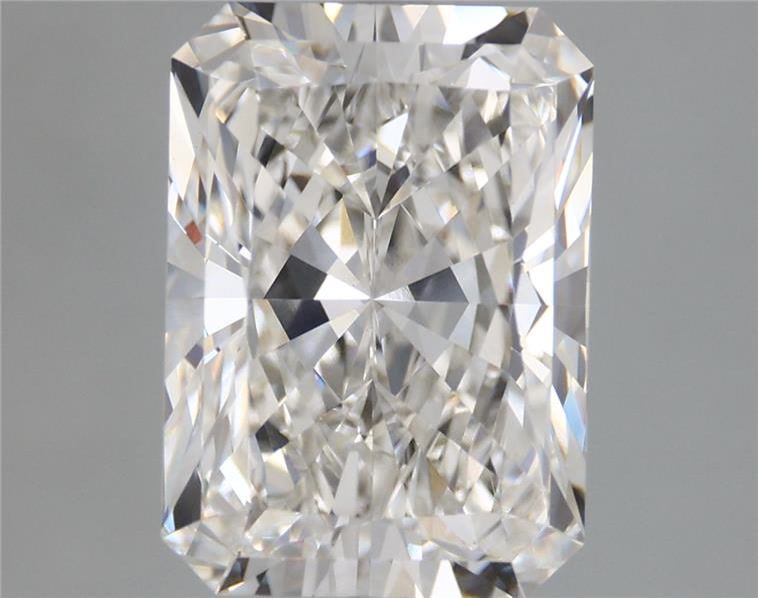 5.22 Carat Radiant Shaped, Ideal Cut, F Color, VVS2 Clarity, IGI Certified Lab Grown Diamond