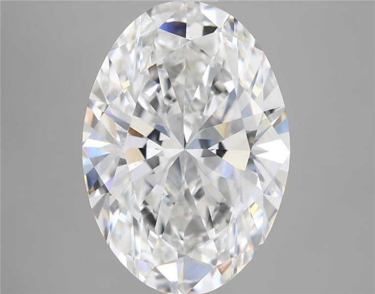 5.74 Carat Oval Shaped, Ideal Cut, E Color, VS1 Clarity, IGI Certified Lab Grown Diamond