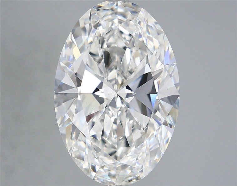 5.55 Carat Oval Shaped, Ideal Cut, F Color, VS2 Clarity, IGI Certified Lab Grown Diamond