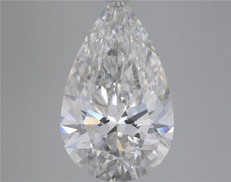 5.33 Carat Pear Shaped, Ideal Cut, F Color, VS2 Clarity, IGI Certified Lab Grown Diamond