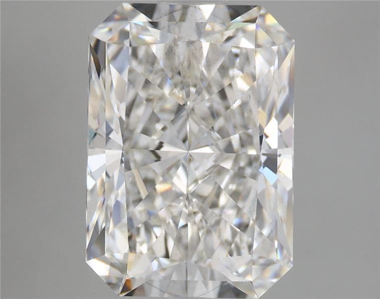 5.21 Carat Radiant Shaped, Ideal Cut, F Color, VS2 Clarity, IGI Certified Lab Grown Diamond