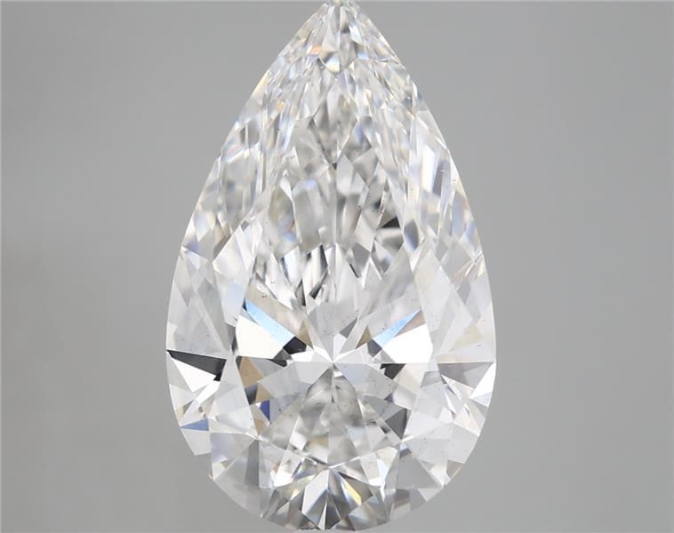 5.17 Carat Pear Shaped, Ideal Cut, E Color, VS2 Clarity, IGI Certified Lab Grown Diamond