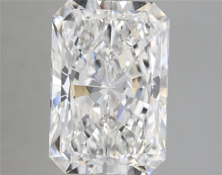 5.23 Carat Radiant Shaped, Excellent Cut, E Color, VS1 Clarity, IGI Certified Lab Grown Diamond