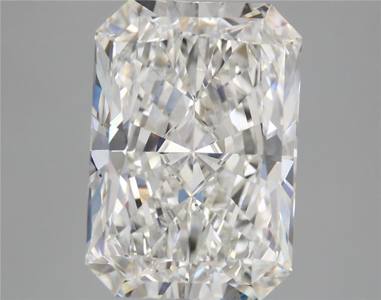 5.36 Carat Radiant Shaped, Ideal Cut, F Color, VS1 Clarity, IGI Certified Lab Grown Diamond
