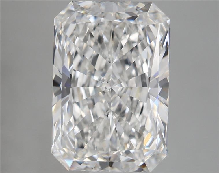 5.22 Carat Radiant Shaped, Ideal Cut, E Color, VS1 Clarity, IGI Certified Lab Grown Diamond