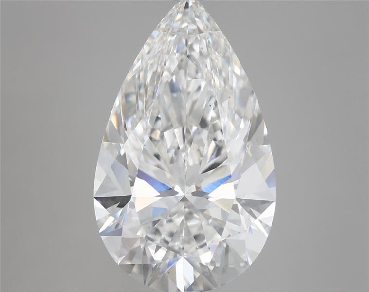 5.15 Carat Pear Shaped, Ideal Cut, E Color, VS2 Clarity, IGI Certified Lab Grown Diamond