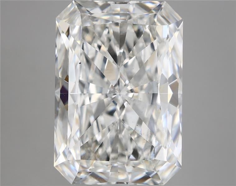 6.64 Carat Radiant Shaped, Ideal Cut, F Color, VS2 Clarity, IGI Certified Lab Grown Diamond