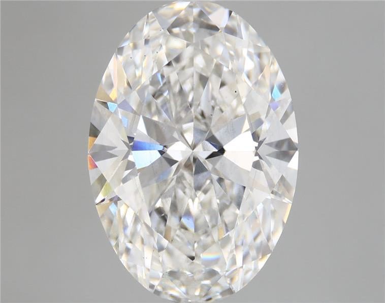 5.73 Carat Oval Shaped, Ideal Cut, E Color, VS2 Clarity, IGI Certified Lab Grown Diamond