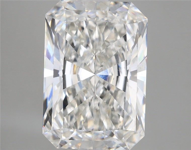 5.18 Carat Radiant Shaped, Ideal Cut, F Color, VS2 Clarity, IGI Certified Lab Grown Diamond