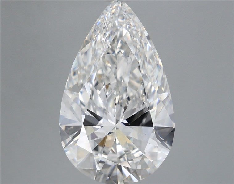 5.83 Carat Pear Shaped, Ideal Cut, E Color, VS1 Clarity, IGI Certified Lab Grown Diamond