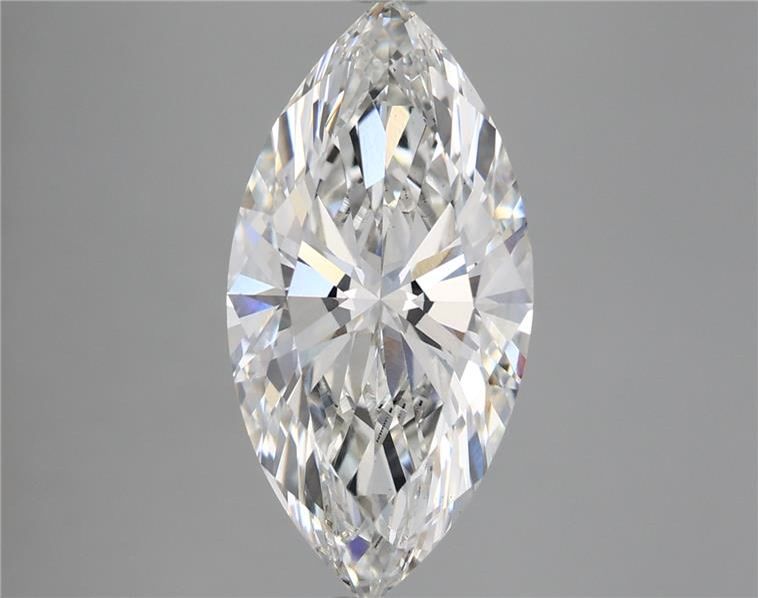 5.18 Carat Marquise Shaped, Ideal Cut, F Color, VS1 Clarity, IGI Certified Lab Grown Diamond