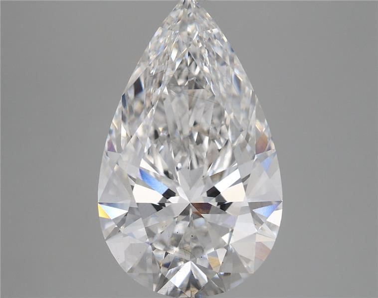 5.08 Carat Pear Shaped, Ideal Cut, E Color, VS2 Clarity, IGI Certified Lab Grown Diamond