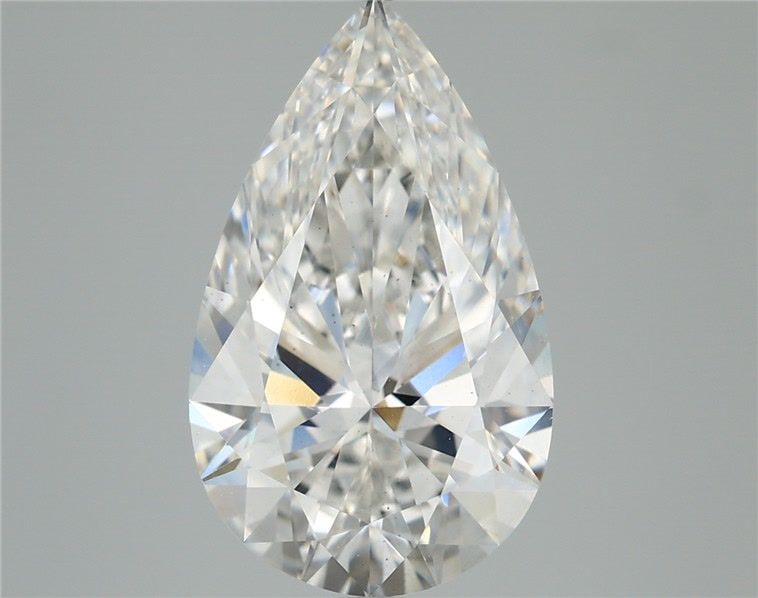 5.34 Carat Pear Shaped, Ideal Cut, E Color, VS2 Clarity, IGI Certified Lab Grown Diamond