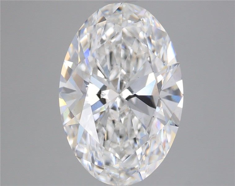 5.40 Carat Oval Shaped, Ideal Cut, E Color, VS2 Clarity, IGI Certified Lab Grown Diamond