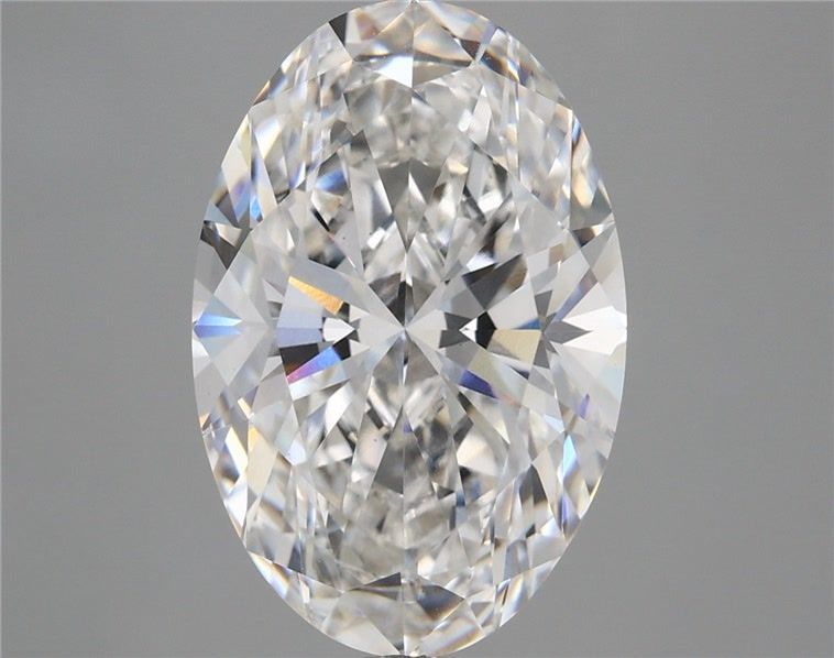 5.44 Carat Oval Shaped, Ideal Cut, F Color, VS1 Clarity, IGI Certified Lab Grown Diamond