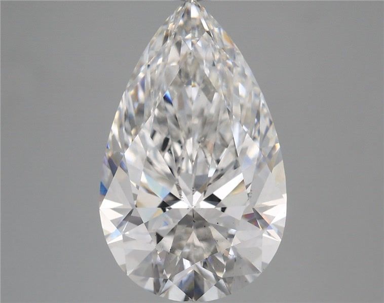 5.60 Carat Pear Shaped, Ideal Cut, E Color, VS2 Clarity, IGI Certified Lab Grown Diamond