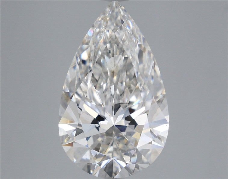 5.18 Carat Pear Shaped, Ideal Cut, F Color, VS2 Clarity, IGI Certified Lab Grown Diamond