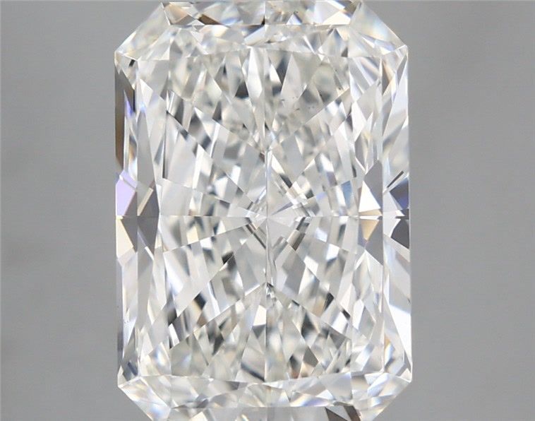 5.35 Carat Radiant Shaped, Excellent Cut, F Color, VVS2 Clarity, IGI Certified Lab Grown Diamond
