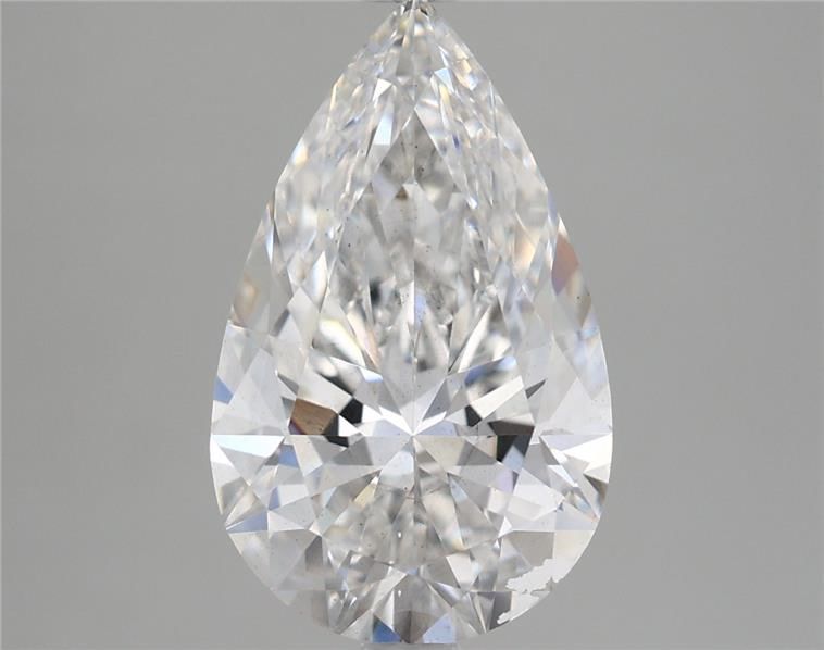 3.38 Carat Pear Shaped, Ideal Cut, F Color, VS2 Clarity, IGI Certified Lab Grown Diamond