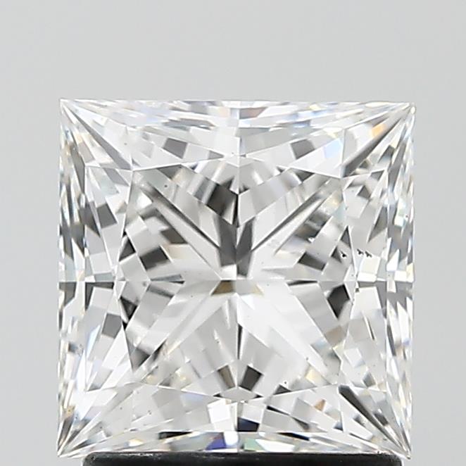 1.84 Carat Princess Shaped, Ideal Cut, E Color, VS2 Clarity, IGI Certified Lab Grown Diamond