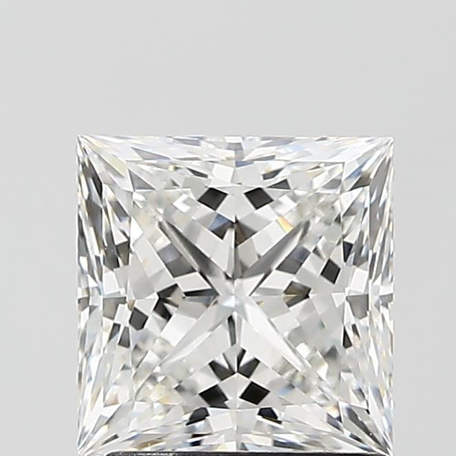 1.79 Carat Princess Shaped, Ideal Cut, F Color, VVS2 Clarity, IGI Certified Lab Grown Diamond