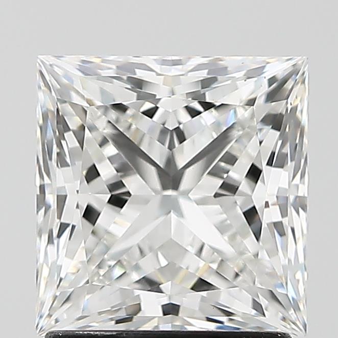 1.87 Carat Princess Shaped, Ideal Cut, E Color, VS1 Clarity, IGI Certified Lab Grown Diamond
