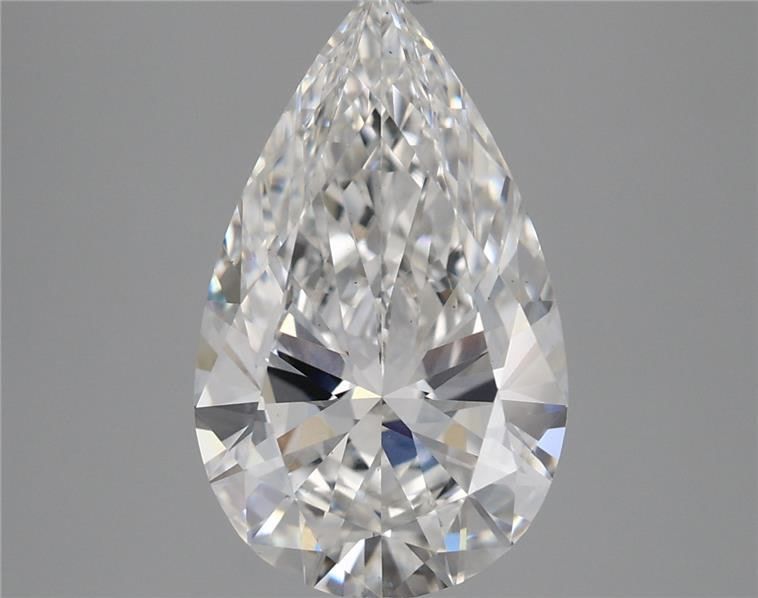 3.37 Carat Pear Shaped, Ideal Cut, E Color, VS1 Clarity, IGI Certified Lab Grown Diamond