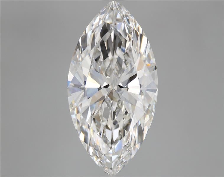 5.16 Carat Marquise Shaped, Ideal Cut, F Color, VVS2 Clarity, IGI Certified Lab Grown Diamond