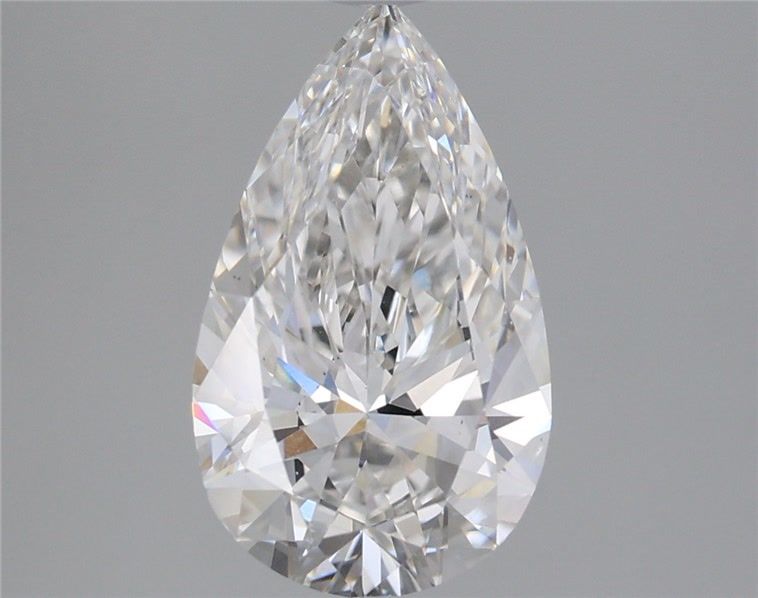 2.38 Carat Pear Shaped, Ideal Cut, F Color, VS1 Clarity, IGI Certified Lab Grown Diamond