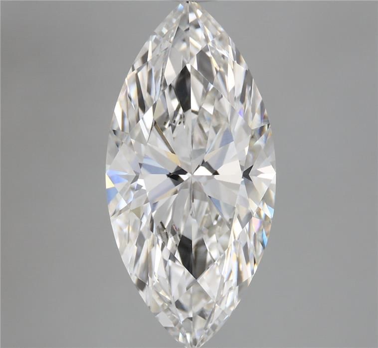 5.23 Carat Marquise Shaped, Ideal Cut, F Color, VVS2 Clarity, IGI Certified Lab Grown Diamond