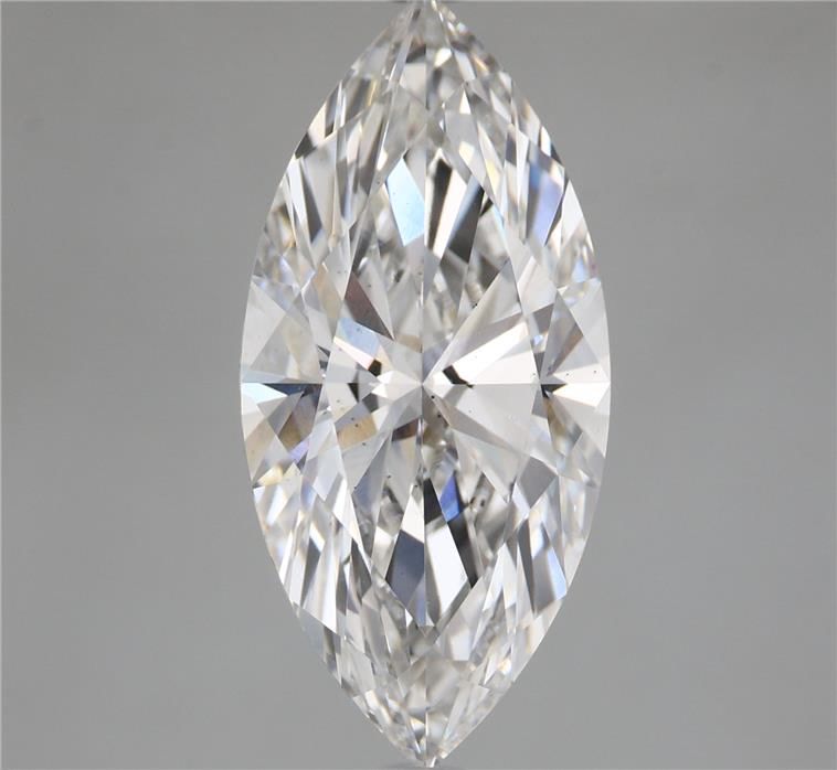 5.88 Carat Marquise Shaped, Ideal Cut, F Color, VS2 Clarity, IGI Certified Lab Grown Diamond