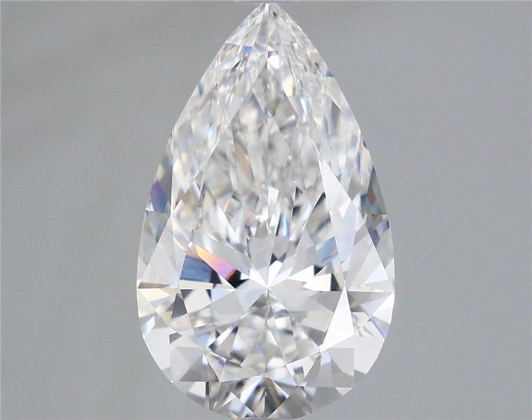 3.89 Carat Pear Shaped, Ideal Cut, E Color, VS1 Clarity, IGI Certified Lab Grown Diamond