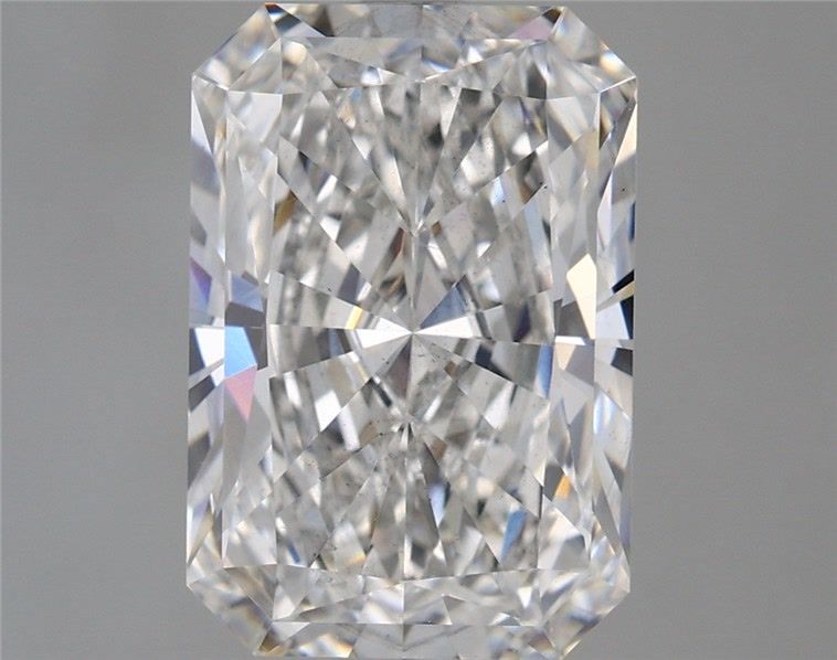 5.15 Carat Radiant Shaped, Ideal Cut, F Color, VS2 Clarity, IGI Certified Lab Grown Diamond