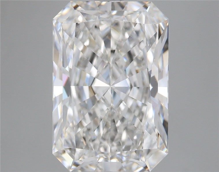 5.19 Carat Radiant Shaped, Excellent Cut, F Color, VS1 Clarity, IGI Certified Lab Grown Diamond