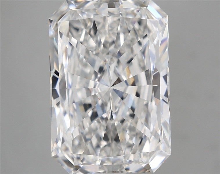 5.70 Carat Radiant Shaped, Excellent Cut, E Color, VS1 Clarity, IGI Certified Lab Grown Diamond