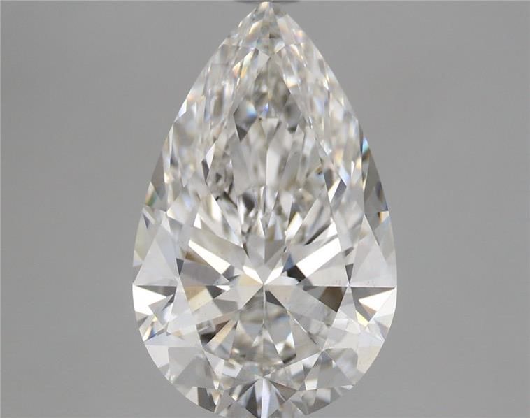 3.32 Carat Pear Shaped, Ideal Cut, F Color, VS2 Clarity, IGI Certified Lab Grown Diamond