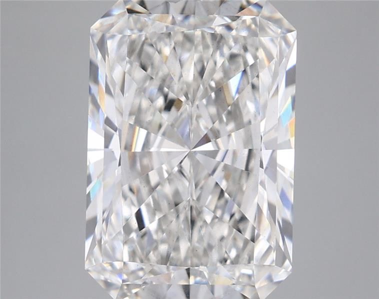 5.21 Carat Radiant Shaped, Excellent Cut, F Color, VS1 Clarity, IGI Certified Lab Grown Diamond