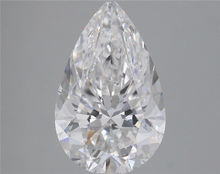 3.35 Carat Pear Shaped, Ideal Cut, D Color, VS1 Clarity, IGI Certified Lab Grown Diamond