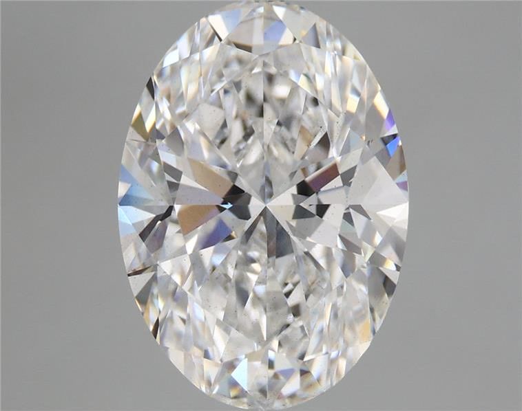 5.26 Carat Oval Shaped, Ideal Cut, E Color, VS2 Clarity, IGI Certified Lab Grown Diamond
