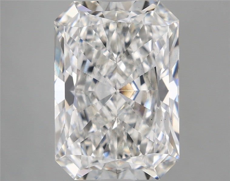5.31 Carat Radiant Shaped, Ideal Cut, F Color, VS2 Clarity, IGI Certified Lab Grown Diamond
