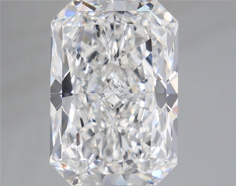 5.67 Carat Radiant Shaped, Ideal Cut, E Color, VS1 Clarity, IGI Certified Lab Grown Diamond