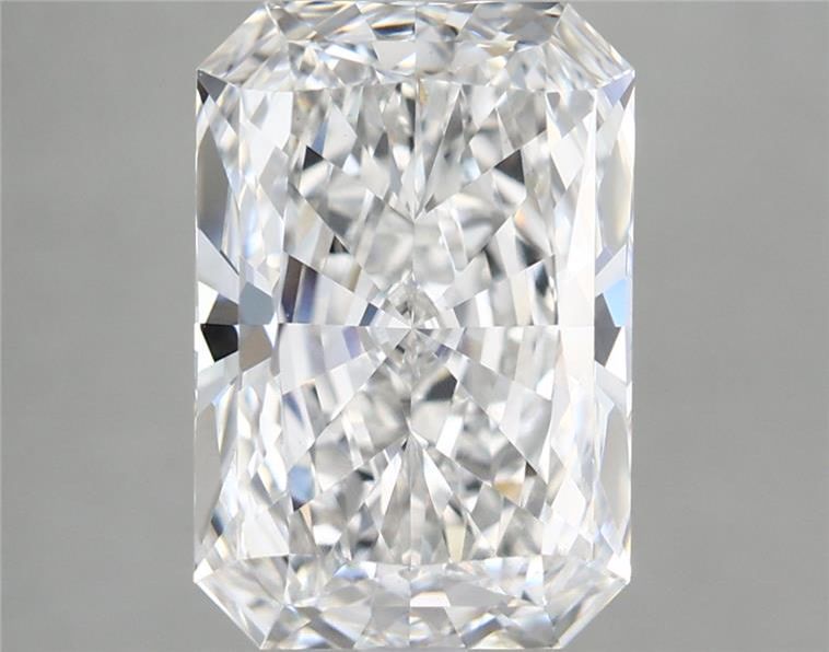 5.16 Carat Radiant Shaped, Ideal Cut, E Color, VS1 Clarity, IGI Certified Lab Grown Diamond