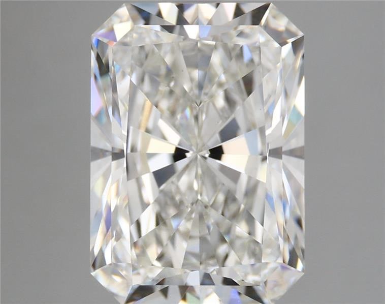 5.24 Carat Radiant Shaped, Ideal Cut, F Color, VS1 Clarity, IGI Certified Lab Grown Diamond