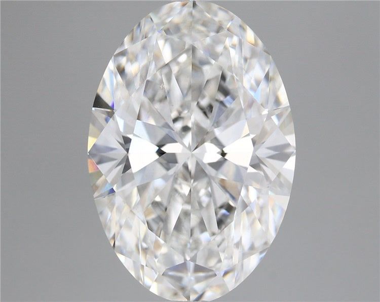 5.26 Carat Oval Shaped, Ideal Cut, F Color, VS1 Clarity, IGI Certified Lab Grown Diamond