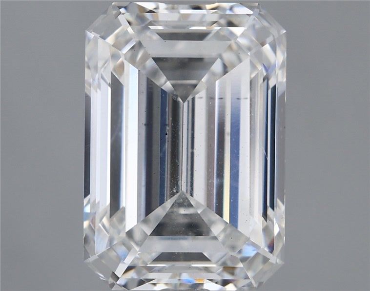 5.22 Carat Emerald Shaped, Ideal Cut, E Color, VS2 Clarity, IGI Certified Lab Grown Diamond
