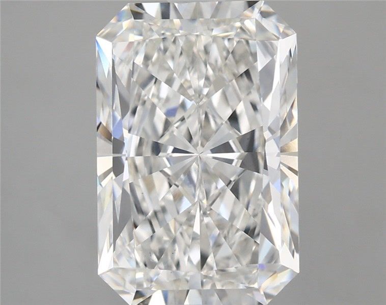 5.23 Carat Radiant Shaped, Excellent Cut, F Color, VS1 Clarity, IGI Certified Lab Grown Diamond