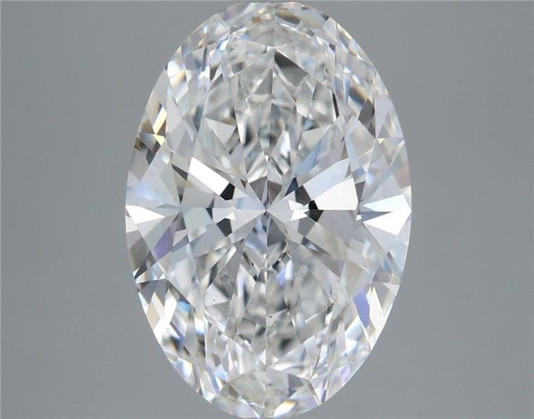5.41 Carat Oval Shaped, Ideal Cut, F Color, VS2 Clarity, IGI Certified Lab Grown Diamond
